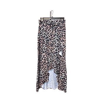 Leopard print skirt