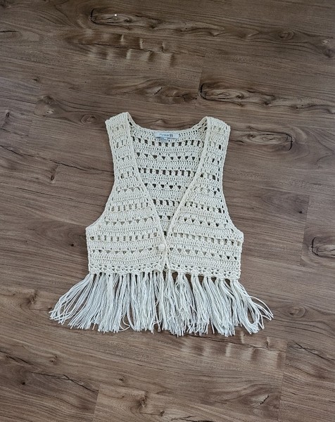 Forever 21 Virkattu hapsuliivi - lace vest