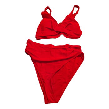 Red bikini set