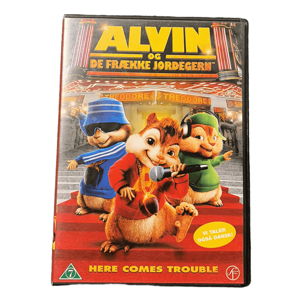 Alvin og de frække jordegern dvd