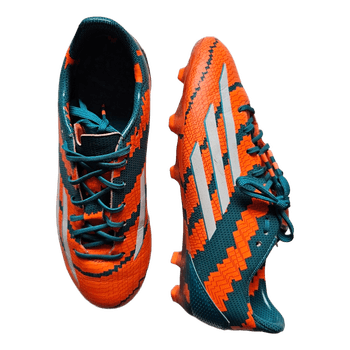Adidas Messi Football Boots EU36 Orange Turquoise Kids Youth Soccer Cleats