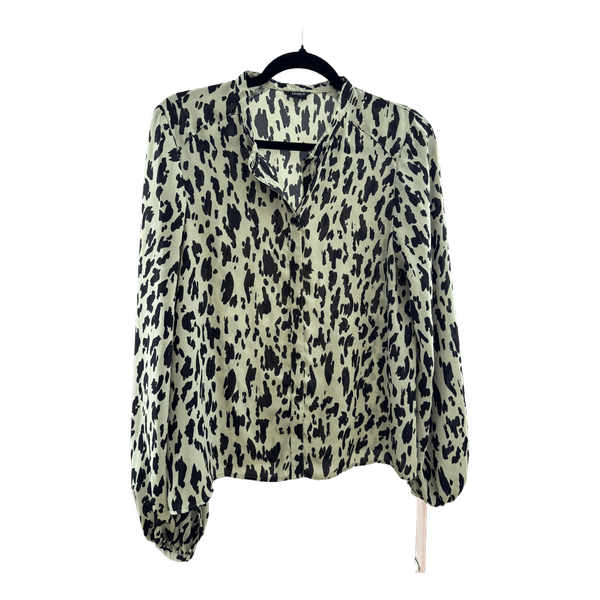 Lindex animal print blouse size M
