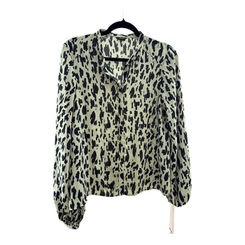 Lindex animal print blouse size M