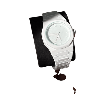White men's bracelet watch