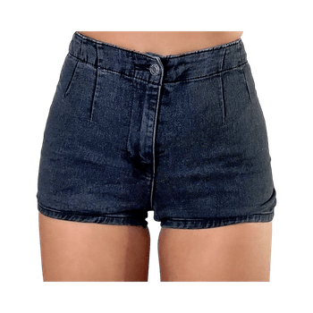 Mustat high-waist farkkushortsit XS/S – Y2K / festari / kesä