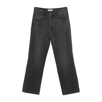 Dark grey straight leg jeans