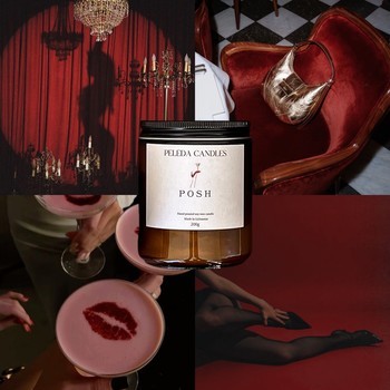 Posh soy wax candle