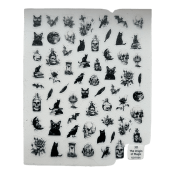 Magic gothic sticker sheet