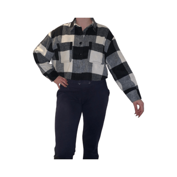 Ruudullinen overshirt Ginatricot