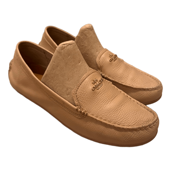 Coach Beige leather loafers