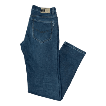 Blue denim jeans