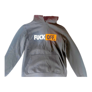 Black graphic hoodie