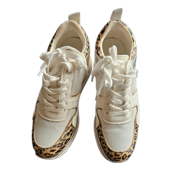 Sidste chance! Hvide sneakers med leopardmønster af Melissa