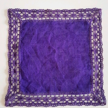 Vintage linen lace table cloth