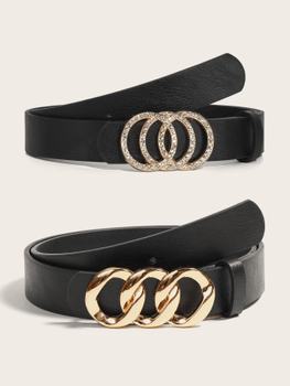 Round buckle belt