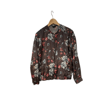 Kukkakuosinen bomber-takki