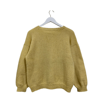 Keltainen neulepaita / neulepusero