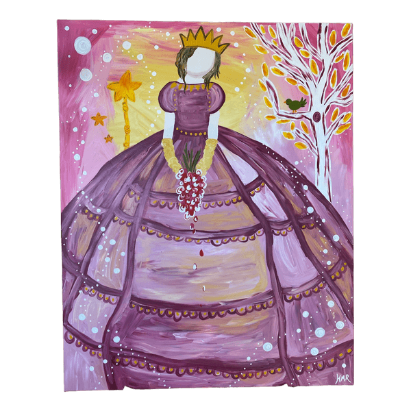 Maalaus ”Princess” 100 x 80cm