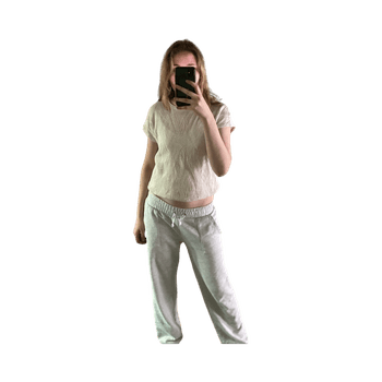 Textured short-sleeve top