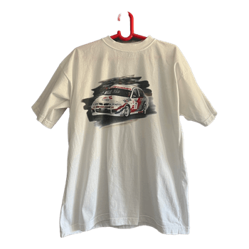 Vintage white color - “Rally”  t-shirt