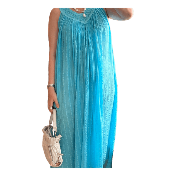 Turqoise midi dress