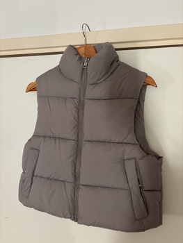 harmaa/beige toppaliivi