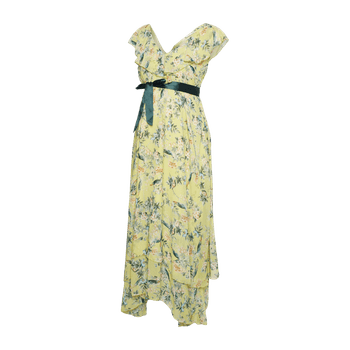 Misted yellow dress