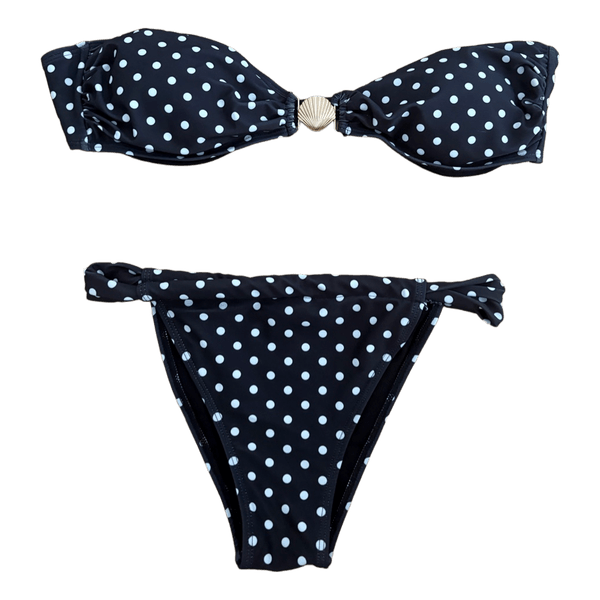 Sort prikket bikini