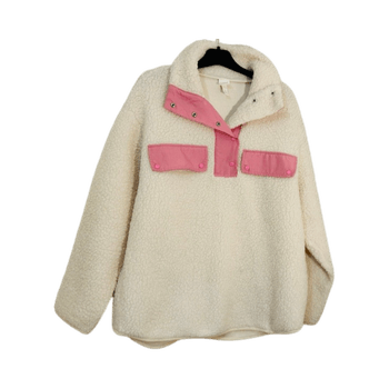 Sherpa fleece pullover