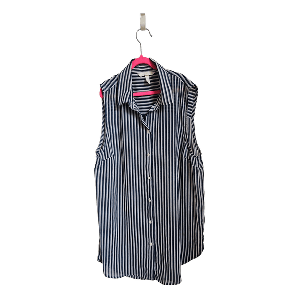 H&M striped sleeveless shirt