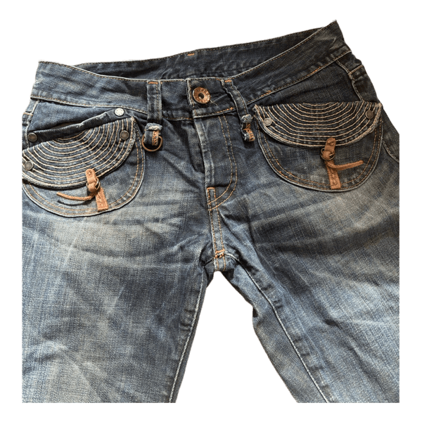 Replay low rise blue jeans