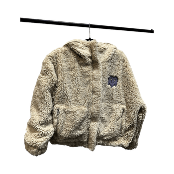 Maje Cream Hooded Jacket