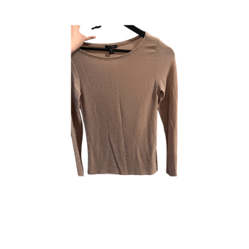 Sparkle long-sleeve top