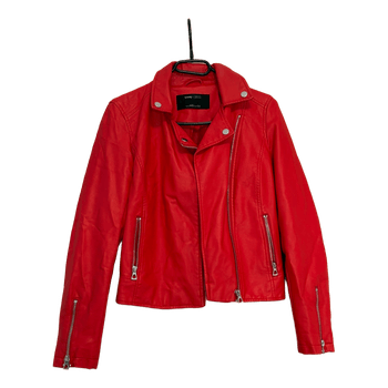 Red  leather jacket