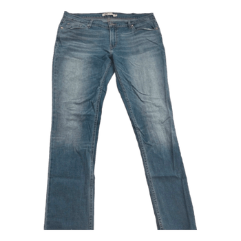 Blue Levi's 524 skinny jeans