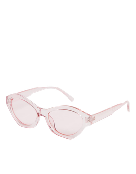 Angled sunglasses pink