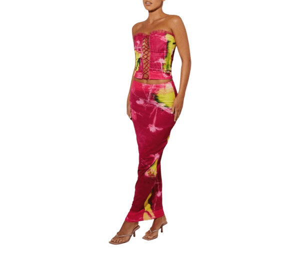 Pink tie dye set