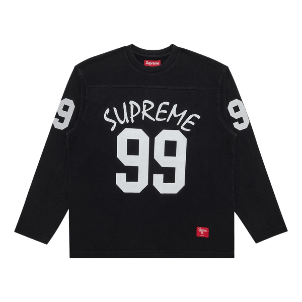 Sort Supreme langærmet t-shirt