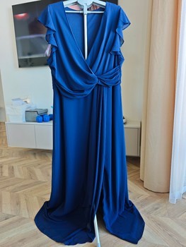Navy maxi dress