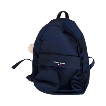 Navy logo backpack