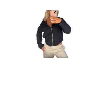 Navy blue vetoketjuhuppari