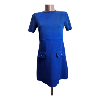 Mėlyna Žara suknelė su kišenėmis