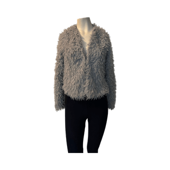 Ginatricot tekoturkistakki harmaa xs/s