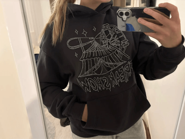 Dark grey hoodie