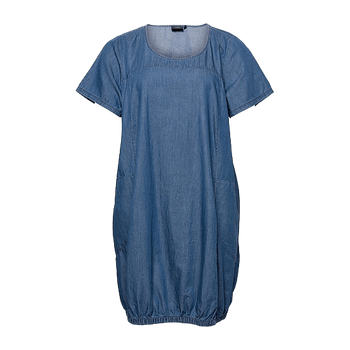 Blue short sleeve dress