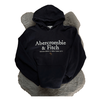 navy Abercrombie & Fitch hoodie