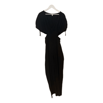 Black cut-out jumpsuit