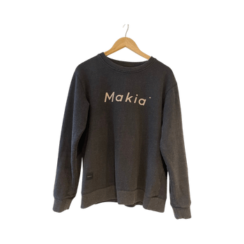 harmaa fleece-collegepaita