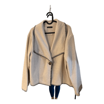 Beige neulejakku