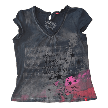 Black t-shirt y2k 2000s